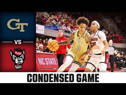 Georgia Tech vs NC State Condensed Game | 2025-26 ACC Women's Basketball