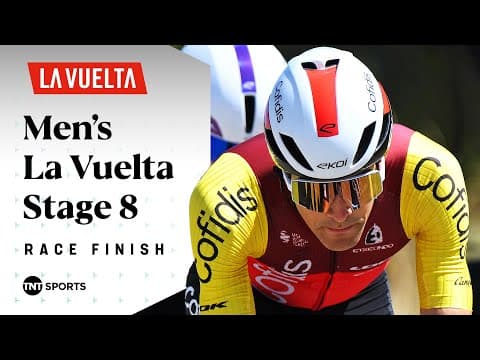 CHAOTIC SPRINT! 😮‍💨 | 2025 La Vuelta a España Stage 8 Race Finish | TNT Sports Cycling