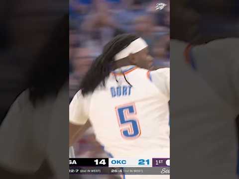 Dort's dialed from deep 🎯🎯 #okcthunder | Vote 3X1 Lu for All-Star okcthunder.com