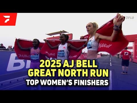 Top Women's Finishers I  2025 AJ Bell Great North Run