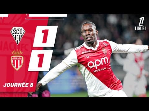 Résumé Angers SCO - AS Monaco - 8ème journée