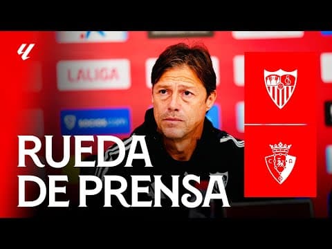 Rueda de prensa de Matías Almeyda #SevillaOsasuna | 📡 EN DIRECTO