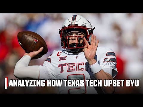 FILM BREAKDOWN 📝 How Behren Morton & the Red Raiders upset BYU (📍 @ModeloUSA) | The CFB Show