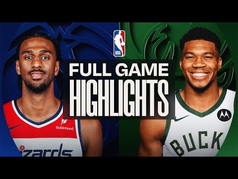 WIZARDS at BUCKS | FULL GAME HIGHLIGHTS | December 31, 2025