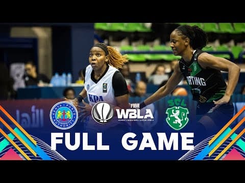 LIVE - KPA Women´s Basketball Team  v Sporting Clube de Luanda | FIBA WBLA 2025 | Class. 5-6 game