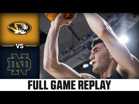 Missouri vs. Notre Dame Full Game Replay | 2025-26 ACC Men's Basketball