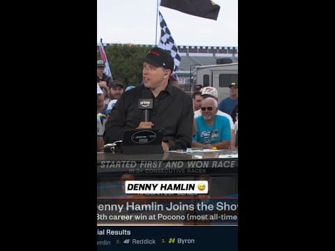 Denny Hamlin never forgot that DQ 😭