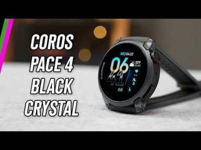 COROS Pace 4 Black Crystal Hands-On // Pace 4 Goes Premium! 