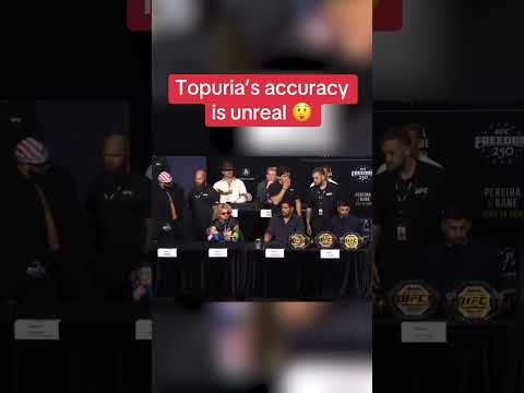 Topuria nailed Hokit with that throw 😳 #UFCFreedom250
