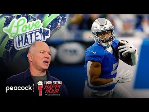 Fade David Montgomery, RJ Harvey in Week 14 lineups | Fantasy Football Happy Hour | NFL on NBC