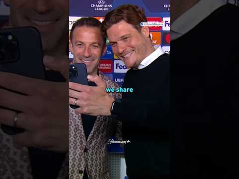 Edin Terzić gets a selfie with Alessandro Del Piero! 🤳