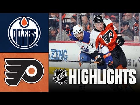 NHL Highlights | Oilers vs. Flyers | November 12, 2025