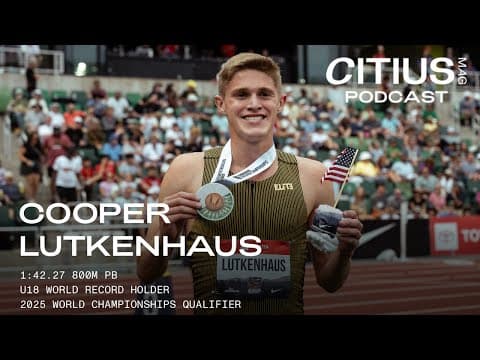 Cooper Lutkenhaus Breaksdown His 1:42.27 800m At 16 To Make History & Qualify For Worlds | INTERVIEW