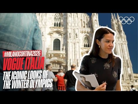 Vogue Italia editor reviews Winter Olympics' most iconic looks! #MilanoCortina2026