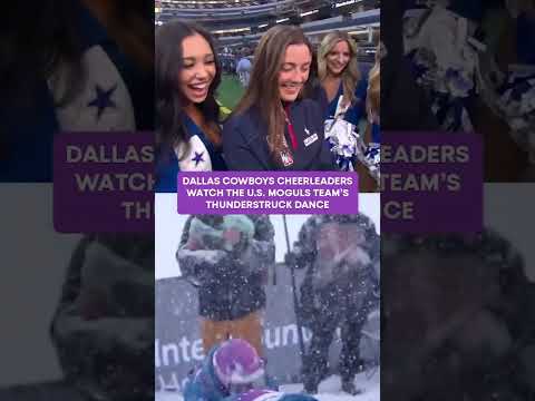 Dallas Cowboys Cheer THUNDERSTRUCK🎿😎❄️