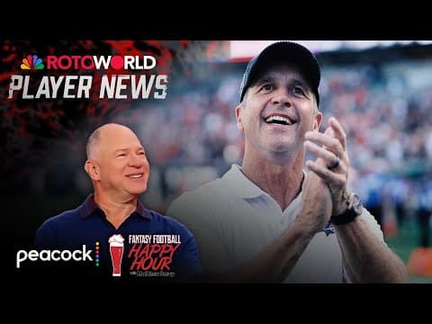 John Harbaugh will bring 'stability' to Giants culture | Fantasy Football Happy Hour | NFL on NBC