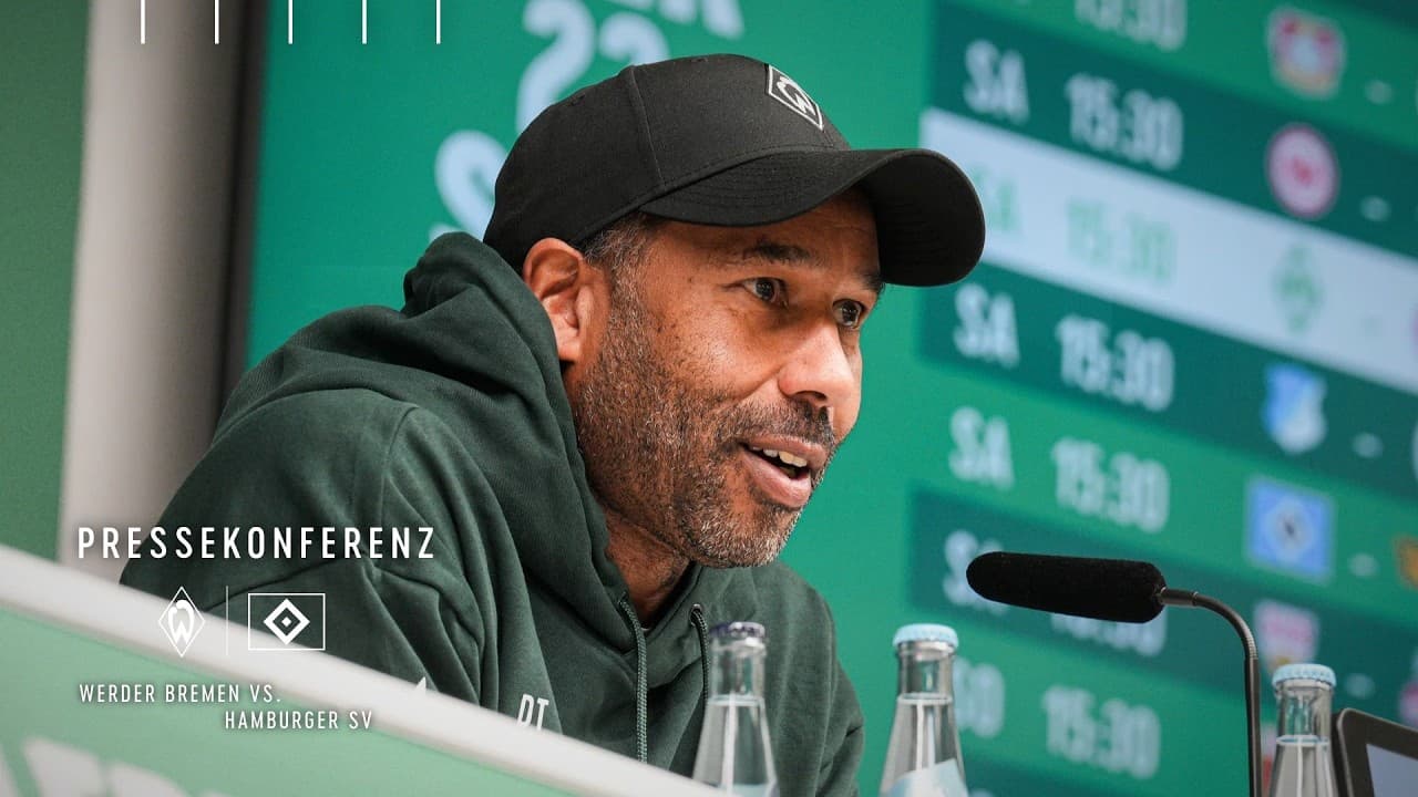 Pressekonferenz vor dem Nordderby I SV Werder Bremen - Hamburger SV