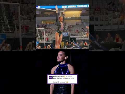 Coach Haleigh has a nice ring to it 🔥 (📸 @lsugym/IG)