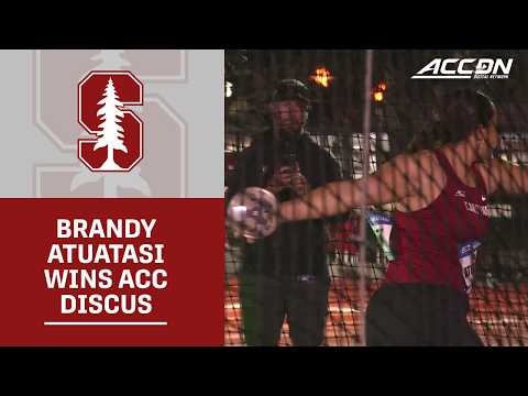 Stanford's Brandy Atuatasi Wins ACC Discus Throw