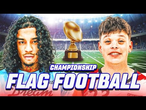 Creator League CHAMPIONSHIP!! Game 1- Flag FOOTBALL ft. Jay Cinco, Sketch, Cam Wilder, and MORE!!