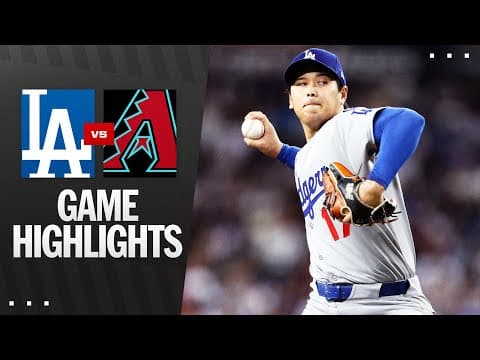 Dodgers vs. D-backs Game Highlights (9/23/25) | MLB Highlights