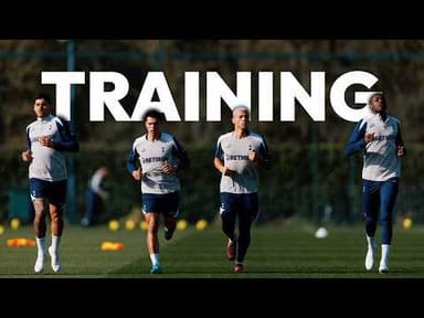 Behind the scenes at Spurs training ahead of Fulham!
