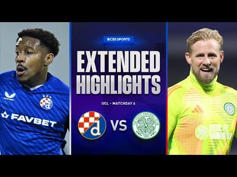 Dinamo Zagreb vs. Celtic: Extended Highlights | UCL League Phase MD 6 | CBS Sports Golazo