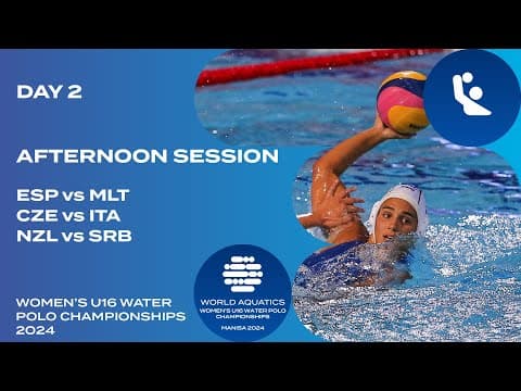 Day 2 Highlights: World Aquatics Women’s U16 Water Polo Champs 2024