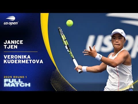 Janice Tjen vs. Veronika Kudermetova Full Match | 2025 US Open Round 1