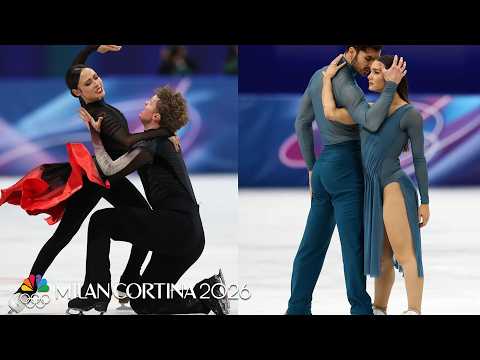 Madison Chock/Evan Bates, Cizeron/Fournier Beaudry see dramatic end | Winter Olympics | NBC Sports
