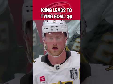 HUGE icing call leads to TYING GOAL! 😱