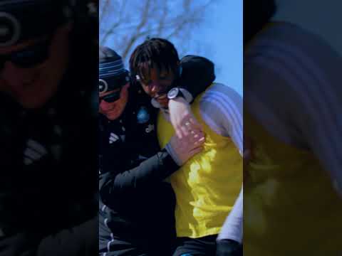 The Gaffer and Wilf together again 🥹 #zaha #wilfriedzaha #deansmith #gaffer #charlottefc #soccer