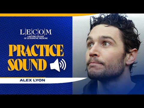 “Just Need To Stay Ready” | Alex Lyon After Suiting Up As Emergency Backup Goalie | Buffalo Sabres