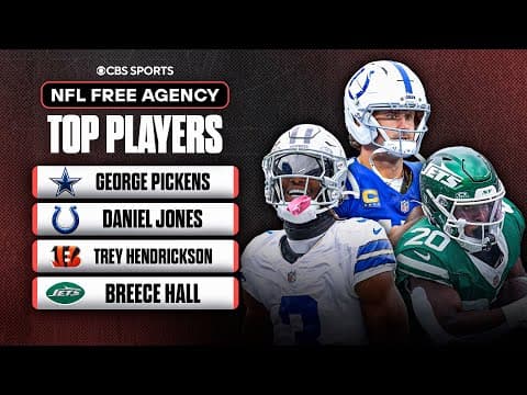 2026 NFL Free Agency Preview: Who are the Best Players Available? | Pickens, Jones, Hall, & MORE