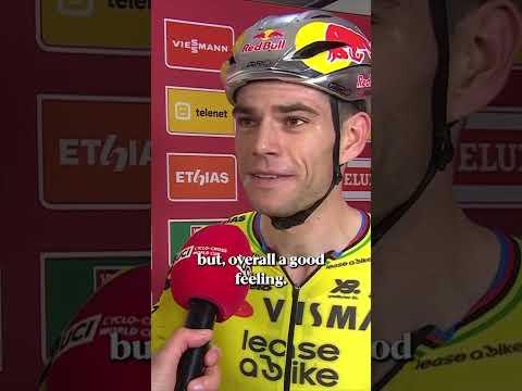 It never gets easier 😮‍💨 Wout van Aert is pleased with his form as he returns to cyclocross action 👏