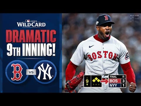 FULL 9th INNING: Yankees load the bases vs. Aroldis Chapman and the Red Sox 😳