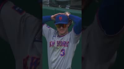 Carson Benge with an INSANE catch 😤 #mlb #nymets #baseball