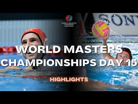 Epic Water Polo Highlights | World Masters Championships Day 15 Singapore 2025