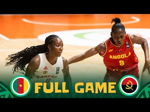 Cameroon v Angola | Full Basketball Game | FIBA Women's AfroBasket 2025