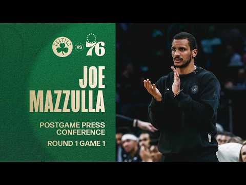 Joe Mazzulla Postgame Press Conference: Round 1 Game 1 vs. Philadelphia 76ers