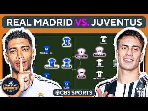 Real Madrid vs. Juventus LAST LOOKS | UEFA Champions League MD 3 PREVIEW | Morning Footy
