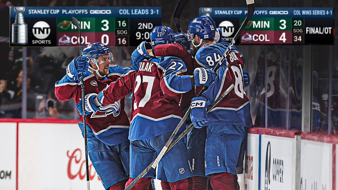 Avalanche Eliminate Wild in CRAZY 0-3 Comeback