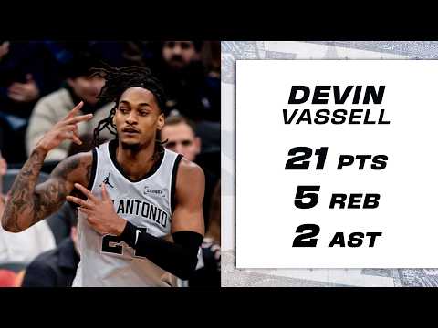 Devin Vassell Drops 21 Points 🔥 | Full Game Highlights
