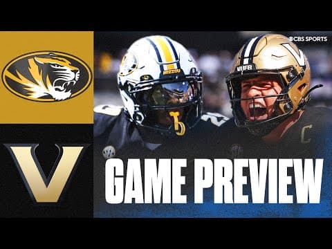 No. 15 Missouri vs No. 10 Vanderbilt Preview: Predictions and Best Bets | College Football Week 9