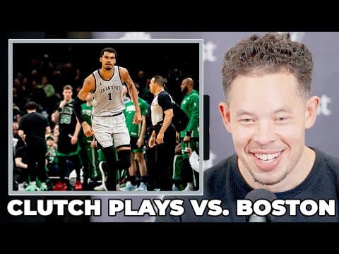 Mitch Johnson on Spurs Clutch Plays in Crunch Time vs. Boston