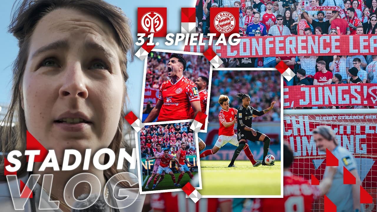 Was für eine ERSTE HALBZEIT! 🔥1. FSV Mainz 05 - FC Bayern München | ⚽ Stadion-VLOG 📹 | 25/26