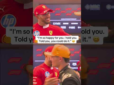 From one world champ to another 🥹 Lewis Hamilton congratulated Lando Norris on his first WDC 🏆