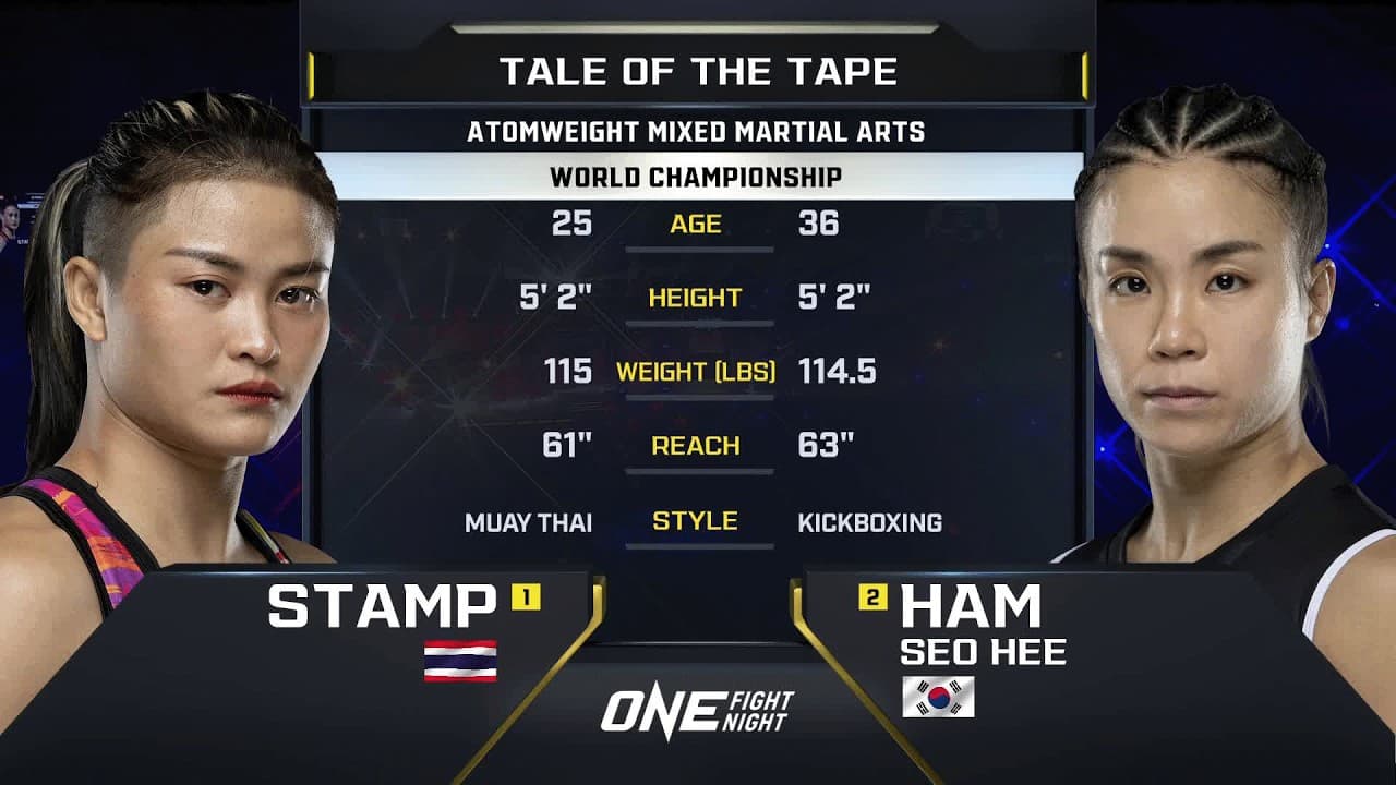 Crowning of a Three-Sport Queen 👑👑👑 Stamp vs. Ham Seo Hee | MMA Full Fight