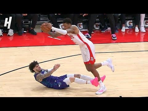 LaMelo Ball Hit With a FLAGRANT After Tripping Jabari Smith Jr. 😬