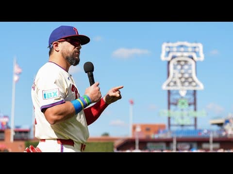Kyle Schwarber talks re-signing with Phillies, why he wanted to return to Philadelphia 🔔